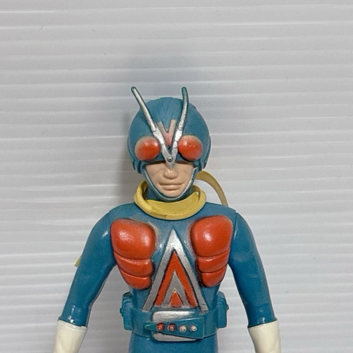 【美品/当時】ポピー 仮面ライダー1号 ソフビ 約13cm 昭和レトロ 石森プロ Sofubi Kamen Rider4 Rider Man Popy 仮面ライダー4号 ライダーマン