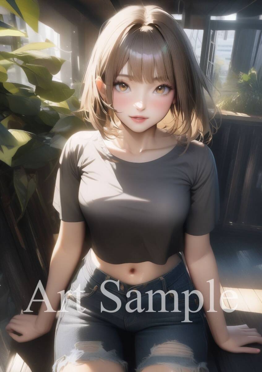 高品質】A4ポスター オリジナルAI美女 綺麗なお姉さん 大人の魅力