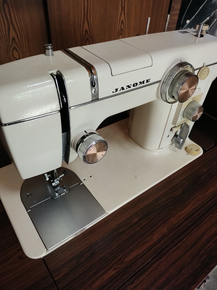JANOME ジャノメ ミシン レトロ MODEL 802 昭和レトロ ジャノメミシン