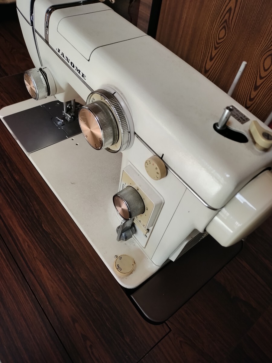 JANOME ジャノメ ミシン レトロ MODEL 802 昭和レトロ ジャノメミシン