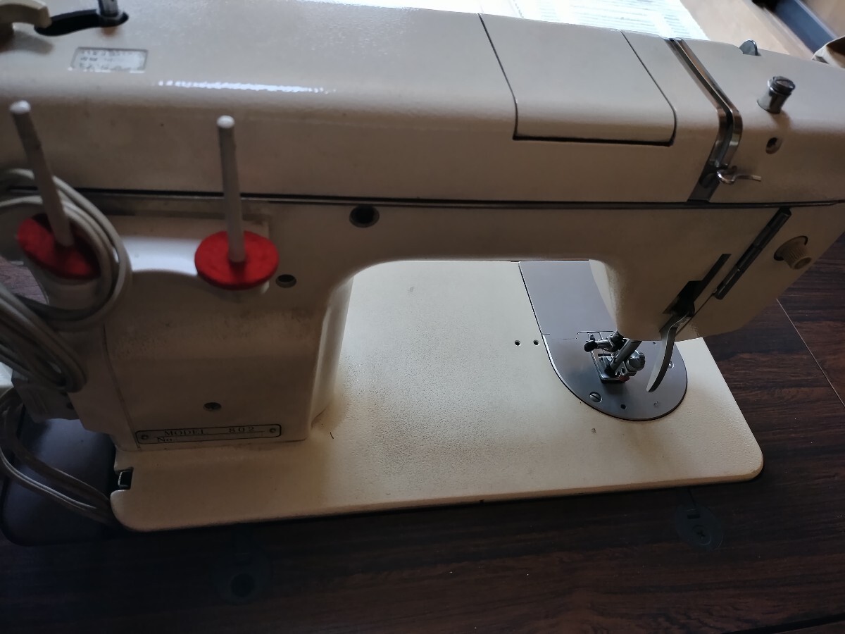 JANOME ジャノメ ミシン レトロ MODEL 802 昭和レトロ ジャノメミシン