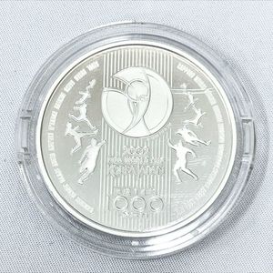 2002 FIFAワールドカップ SV1000銀製記念硬貨 重さ39g 2002FIFAワールドカップ™ 純銀の中古価格は10,635円｜記念硬貨の新品