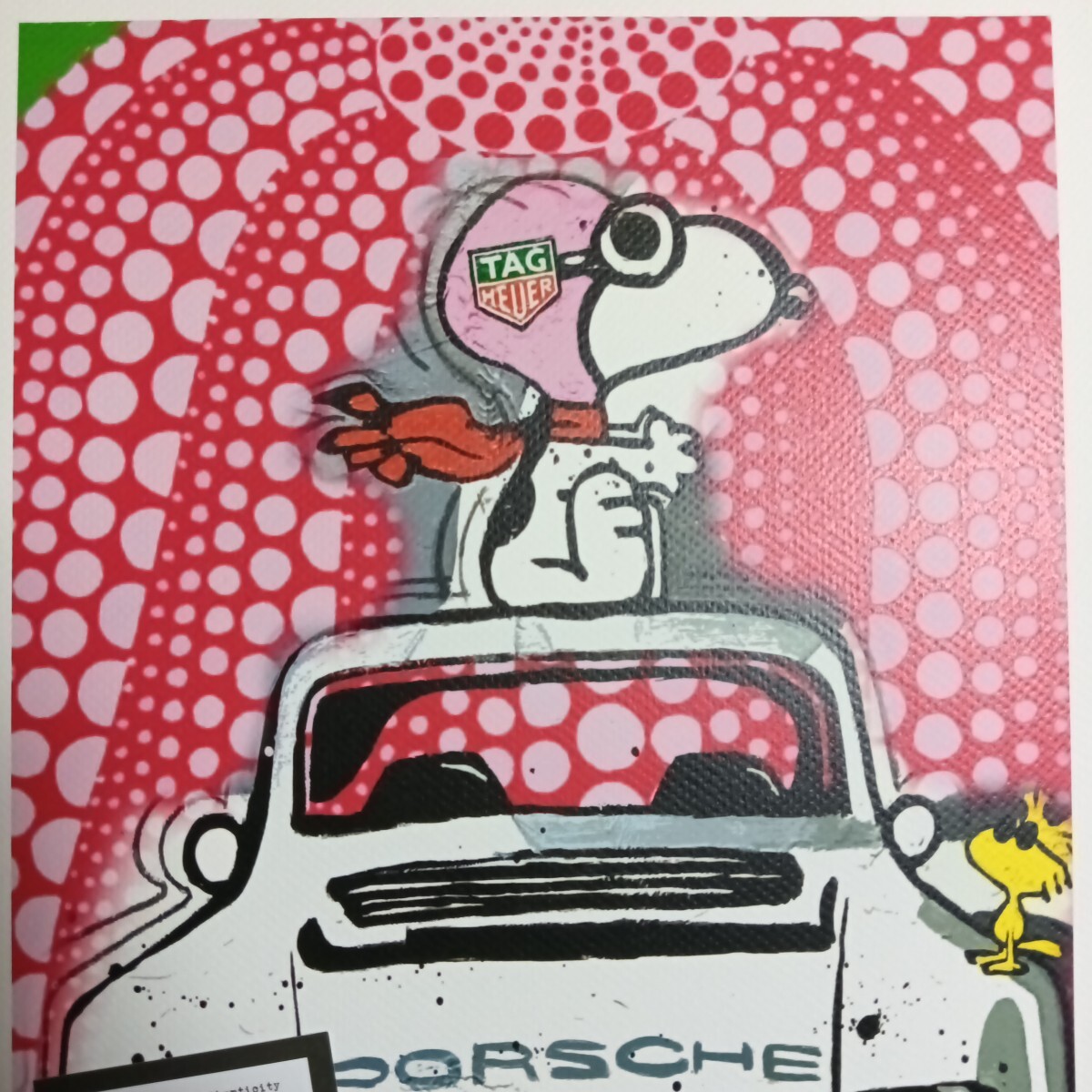 DEATH NYC 世界限定100枚 アートポスター スヌーピー SNOOPY PORSCHE