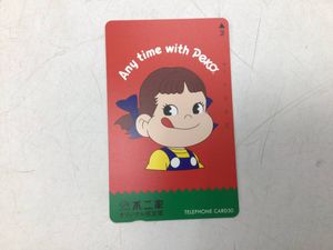 非売品2点セット 不二家 ペコちゃん＆ポコちゃん テレホンカード