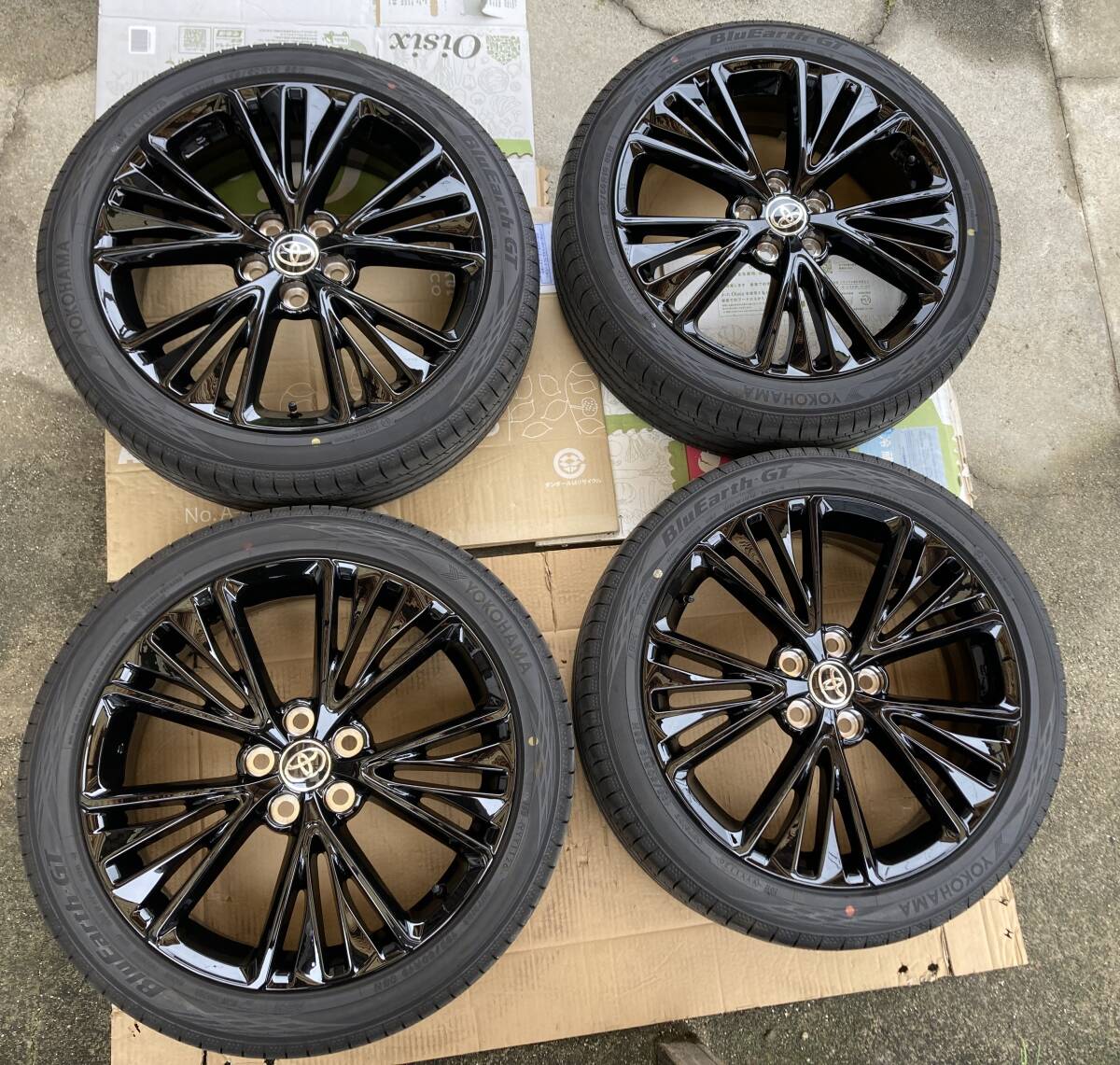 プリウス60純正 19インチ アルミホイール スタッドレス 4本セット トヨタ プリウス60系 19インチ純正ホイール＆タイヤ4本セット