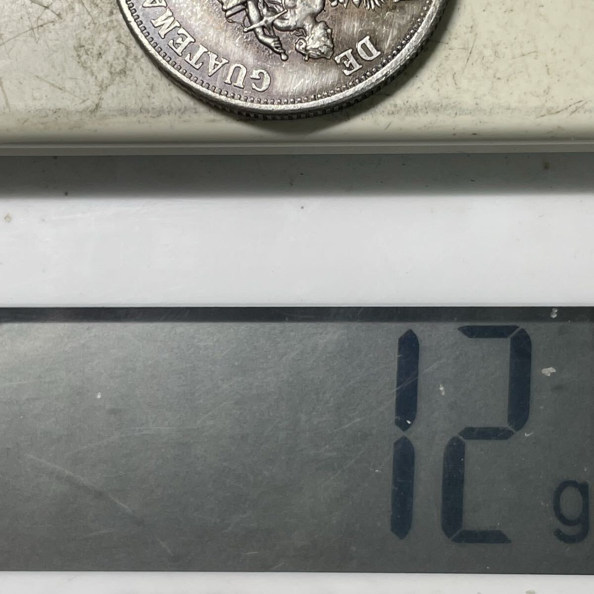 銀貨 1894年 4レアル銀貨 グアテマラ共和国 貿易銀 コイン 硬貨 古銭