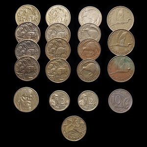 オーストラリア 旧貨幣　5枚まとめ売り s__25559044.jpg コレクション