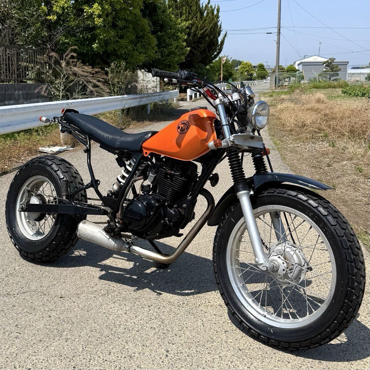 TW200 実動 書類付 2JL ロンスイ カスタム ヤマハ 検)CB GB VT グラス