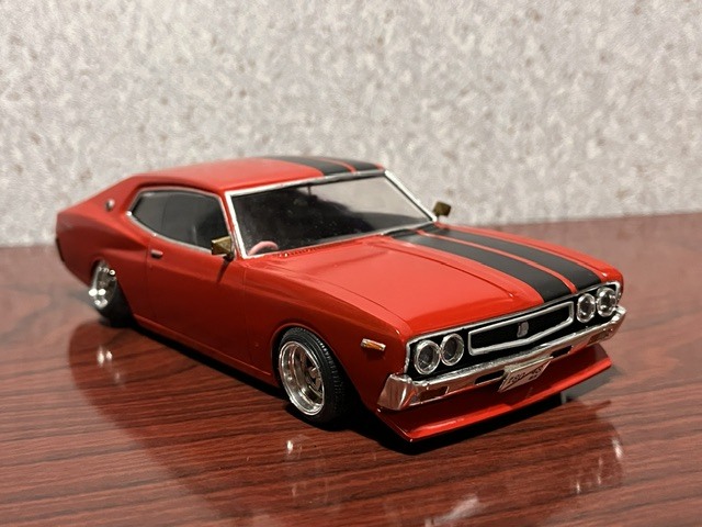 1/24 130ローレル SGX ブタケツ 深リムロンシャン シャコタン 暴走族車