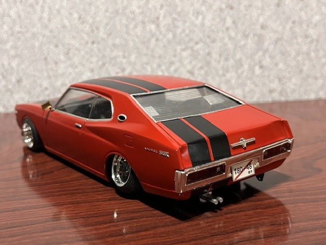 1/24 130ローレル SGX ブタケツ 深リムロンシャン シャコタン 暴走族車