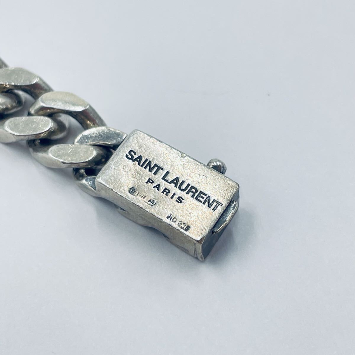 SAINT LAURENT PARIS/サンローラン AG925 シルバー 喜平チェーン