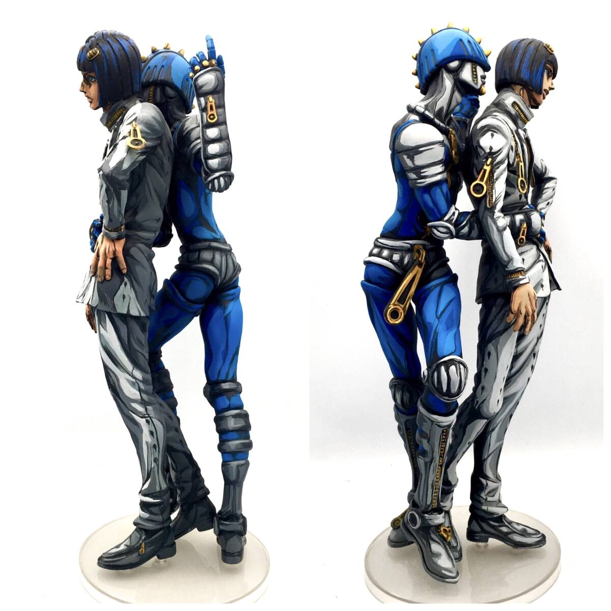 ジョジョ ブチャラティ 一番くじ A賞 フィギュア リペイント 一番くじ ジョジョの奇妙な冒険 A賞 ブローノ・ブチャラティ＆スタンド