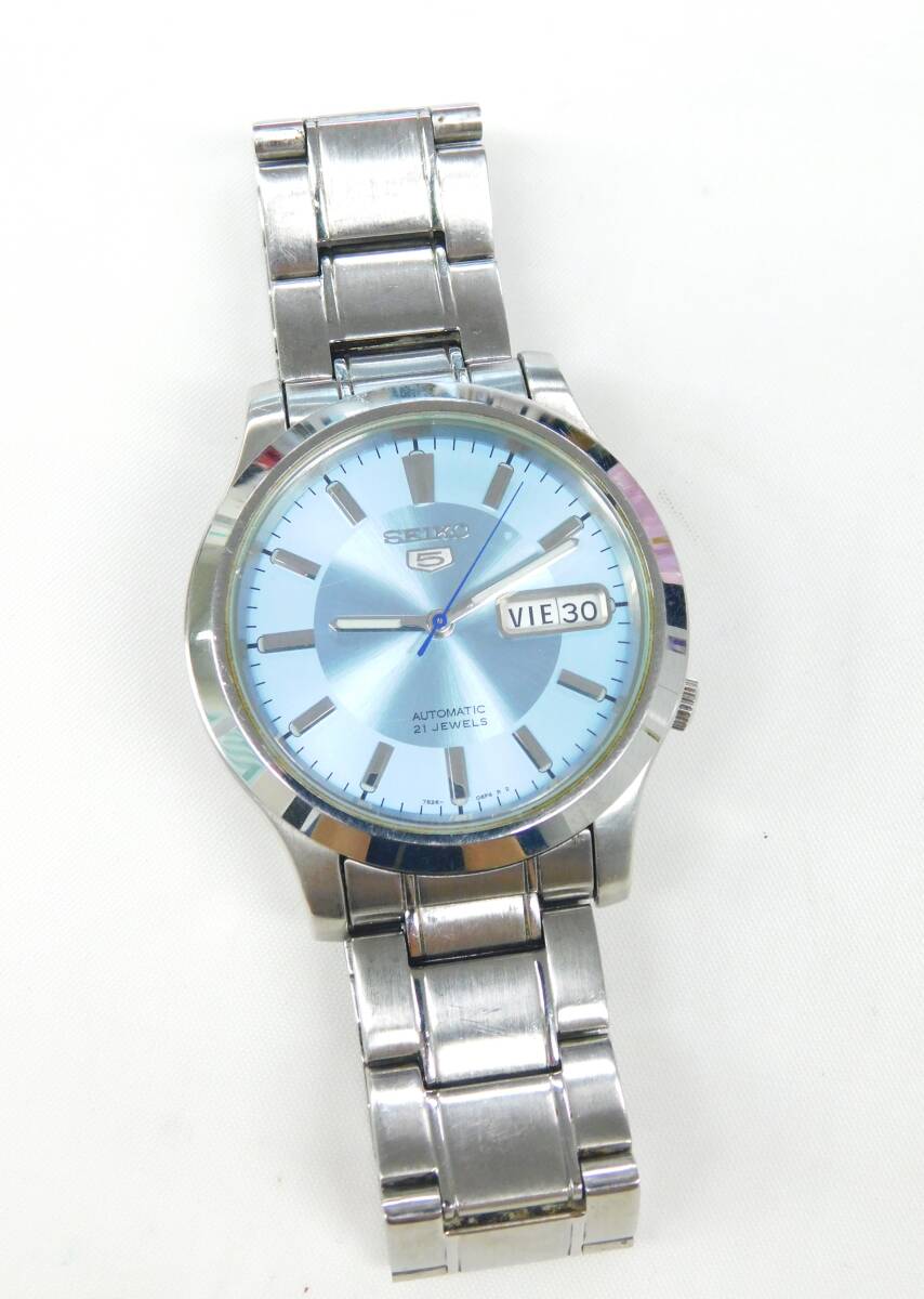 SEIKO セイコー △ SEIKO 5 7S26-02J0 自動巻き デイデイト アイス