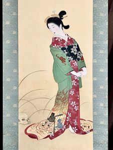 掛軸 美人画のYahoo!オークション(旧ヤフオク!)の相場・価格を見る