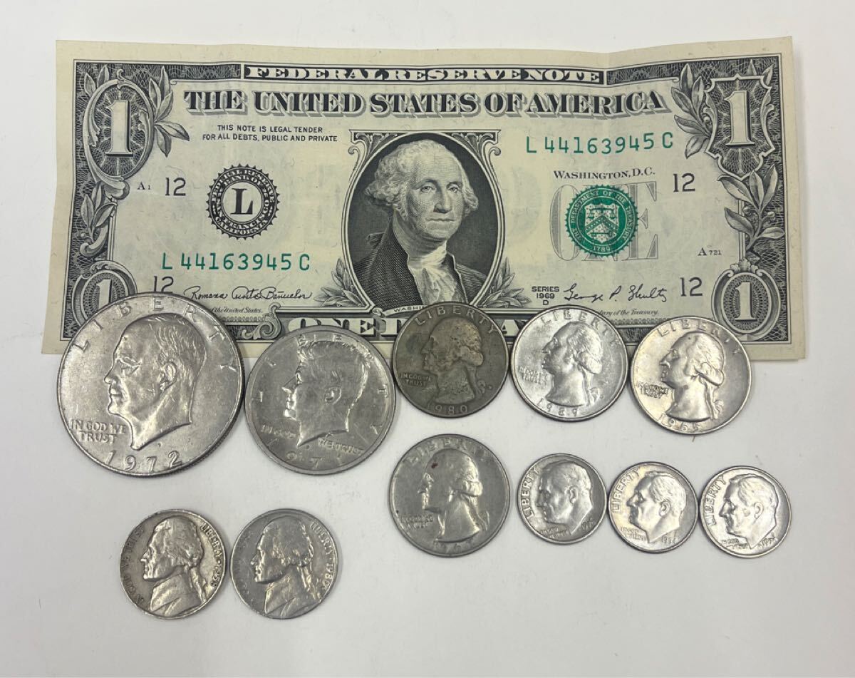 アメリカ 1ドル 1974年の値段と価格推移は？｜4件の売買データから