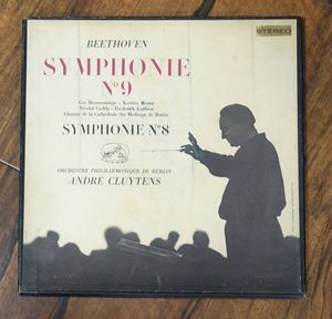 71位 最初期! 極美! 仏VSM ASDF 105-6 ベートーヴェン交響曲第9番 クリュイタンス★