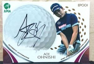 希少] EPOCH 2024 JLPGA TOP PLAYERS HEROINE 直筆サインカード 渋野