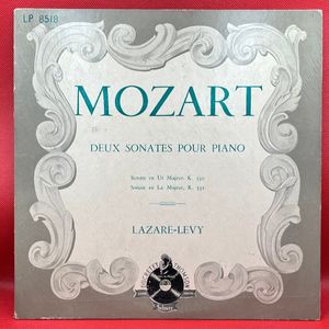 222位 【LP】 DUCRETET THOMSON LP8518 ラザール・レヴィ モーツァルト ピアノ・ソナタ 第10&11