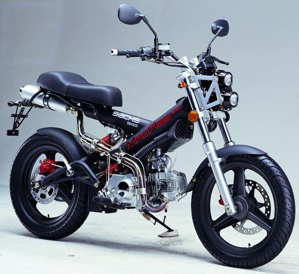 ドイツ名門SACHSBIKES☆MADASS125ザックスバイク125CC二輪黒4/25(車体