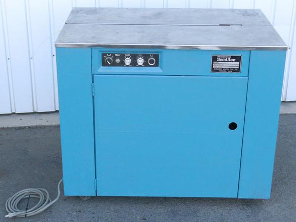 中古ニチロ工業SemiAce半自動梱包機SP-525アケボノPPバンド巻付(梱包機