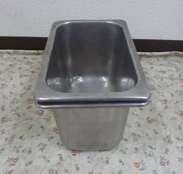 1014YF〆ステンレスホテルパン2ヶ◆W265×D160×H150◆k2r■
