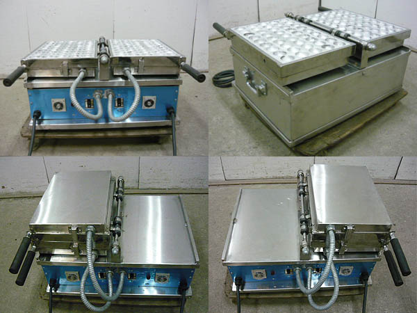 電気式 100V ベビーカステラ機 焼成機 45個用 厨房中古 (Q853)(厨房