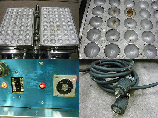 電気式 100V ベビーカステラ機 焼成機 45個用 厨房中古 (Q853)(厨房 電気式 100V ベビーカステラ機 焼成機 45個用 厨房中古 (Q853)(厨房