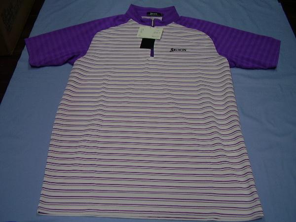 【即決】スリクソン　半袖　ＳＸＰ2124Ａ　パープル　Ｌ