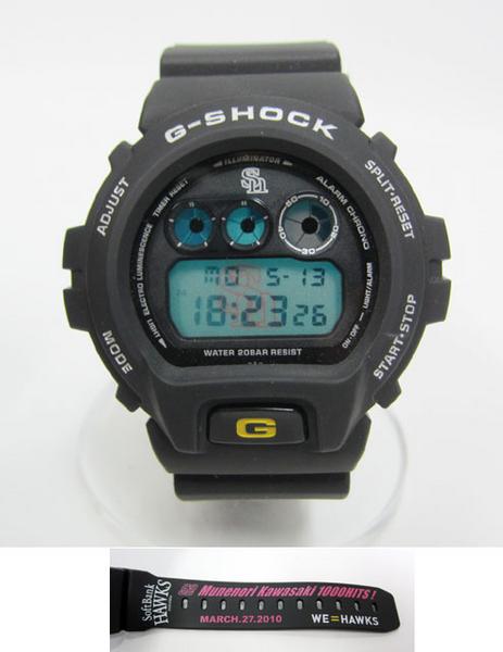 新品 G-SHOCK 川崎宗則 ムネ1000本安打記念 DW-6900ホークス公認 