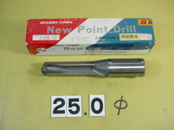 三菱マテリアル製　ニューポイントドリル　25.0パイ　