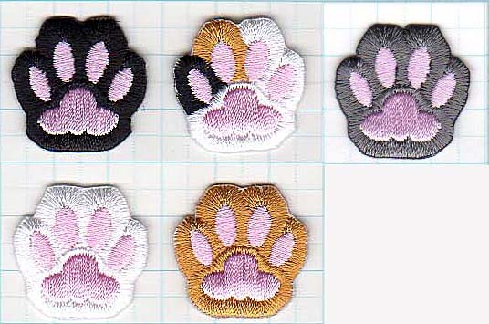 肉球ワッペン5色 動物アップリケ犬猫ネコイヌ送料60円 K ワッペン 売買されたオークション情報 Yahooの商品情報をアーカイブ公開 オークファン Aucfan Com