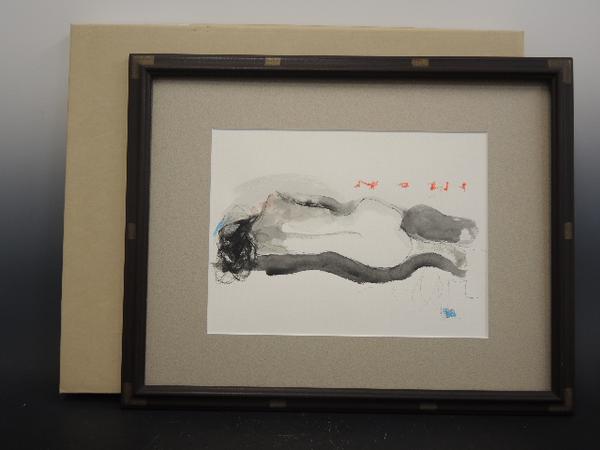 711 絵画 サイン在 Ku 作者不明 裸 水彩画 パステル画 人物画 その他 売買されたオークション情報 Yahooの商品情報をアーカイブ公開 オークファン Aucfan Com