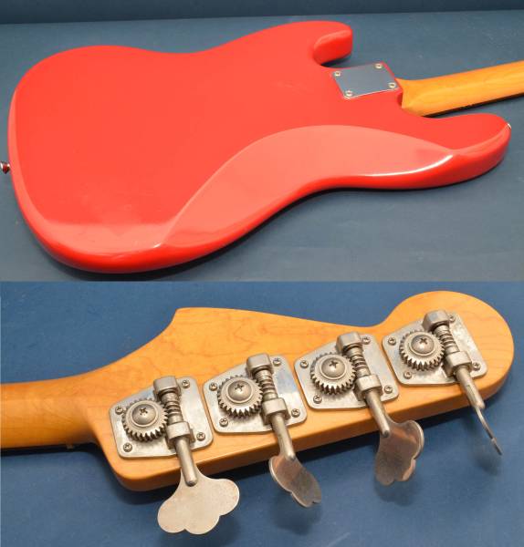 ☆EDWARDS/ESP☆E-JB-93R/LT TrinoRed ラッカー ジャズベース☆(ESP