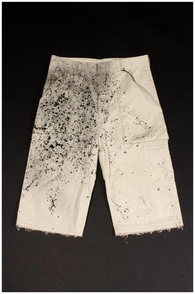 クリスヴァンアッシュ　ダスト加工サルエルパンツ[MPTG64148]