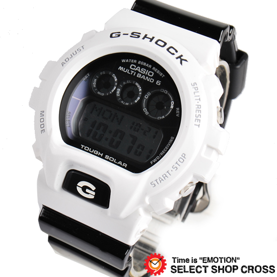 パンダカラー！世界6局電波ソーラー GW-6900GW-7JF G-SHOCK 1円～]限定パンダ☆世界6局電波ソーラー Gショック GW-6900GW-7
