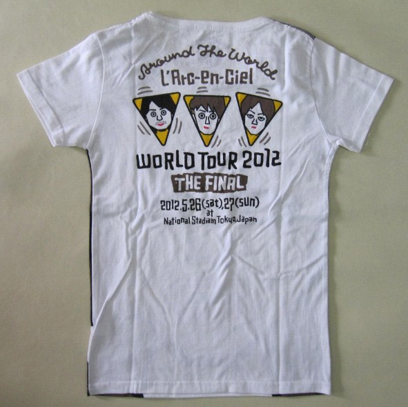 L'Arc-en-Ciel カオT hyde 2012 国立 Tシャツ ラルク M の入札履歴