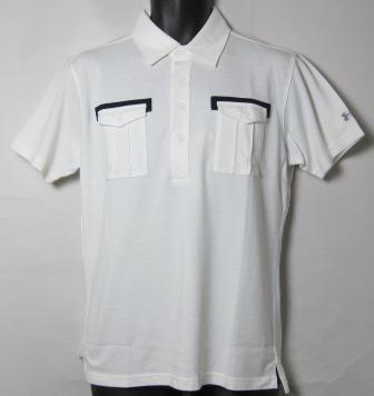 アンダーアーマー　メンズ コットンミリタリーポロ/MD/新品/白　