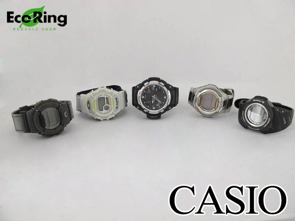 baby -g 腕時計 1円 ジャンク品 カシオBaby-G＆G-SHOCK メンズ腕時計 計5点