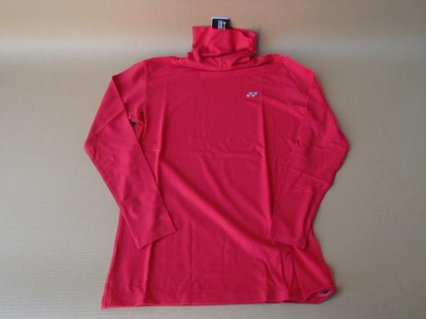 ヨネックス★タートルネックシャツ★Ｍ★レッド★③