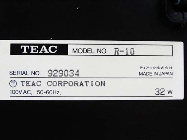□□TEAC R-10 DATデッキ ティアック ジャンク□□(DAT機器)｜売買され