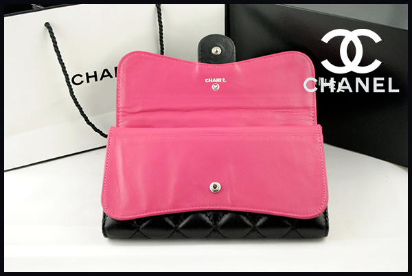 ☆シャネル☆ノベルティ 長財布 チェリーピンクマトラッセ(女性用財布