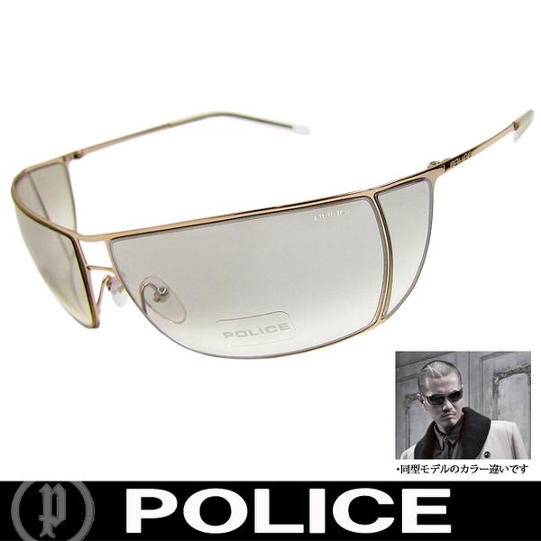 1円～ 復刻版 POLICE ミラーサングラス アツシ S2819 300X (30) 【公式