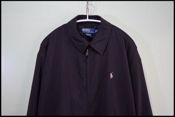 AD*RALPH LAUREN ラルフローレン ドリズラージャケット 古着 黒M