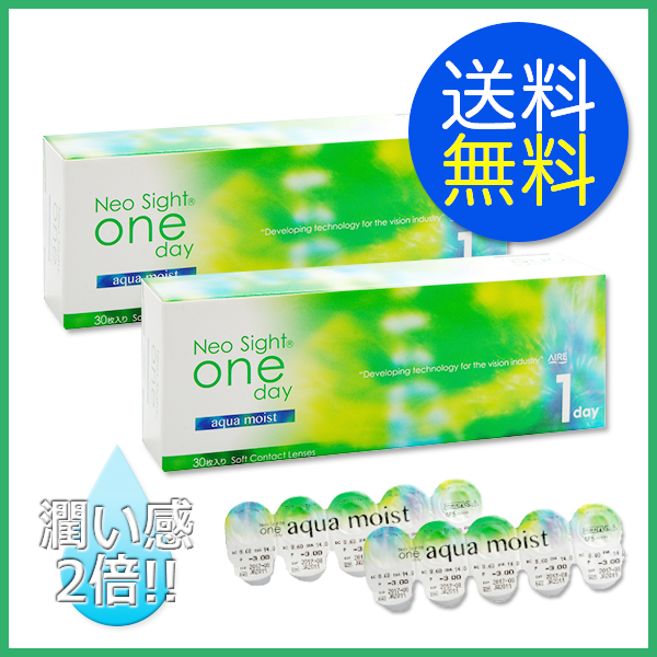 ネオサイトワンデーアクアモイスト 2箱セット 送料無料 即決