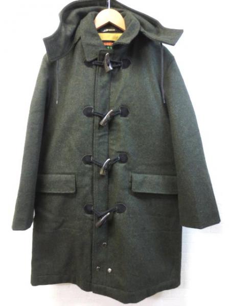 美品【マクレガー】ウールジップロングダッフルコート L/F9
