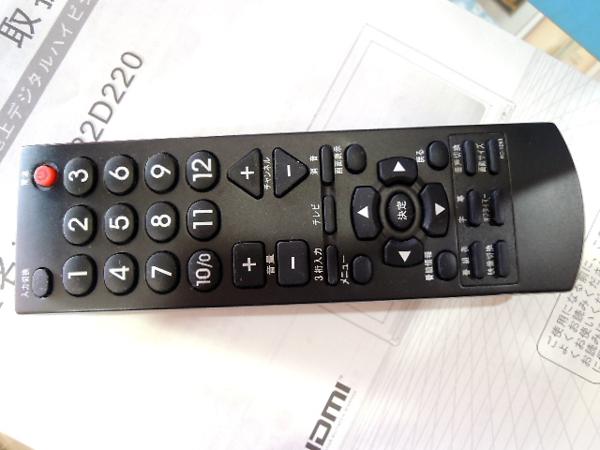 22V型 フルハイビジョン地デジ液晶テレビ LE-M22D220B 11年製(液晶