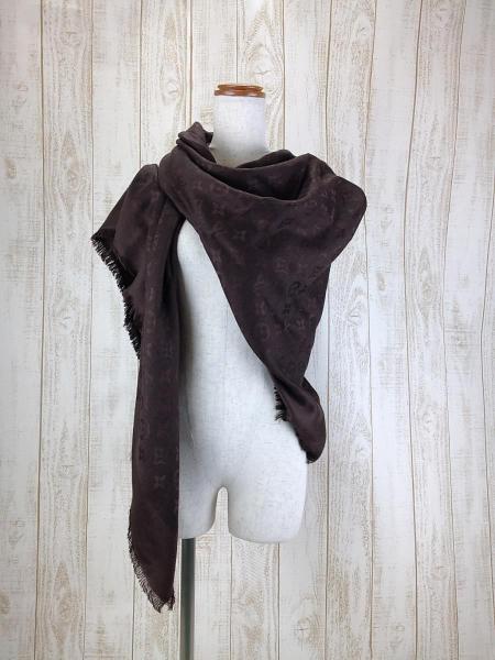 LOUIS VUITTON◆マフラー/BRW