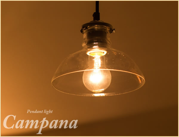 送料無料 北欧風 ペンダントライト 白熱電球付き クリアタイプ