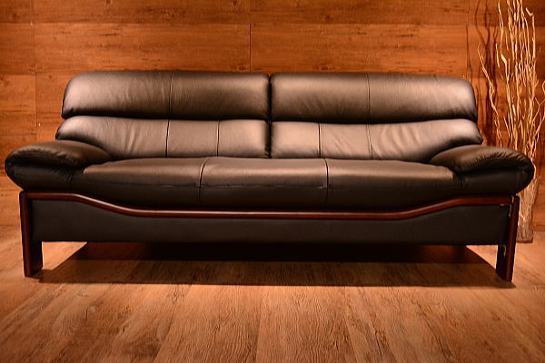 OD4I+ 高級本革張り3Pソファー1円展示品アウトレットソファ家具