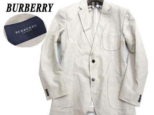 【春仕様 定15万】◆バーバリー ロンドン チェック柄 ジャケット